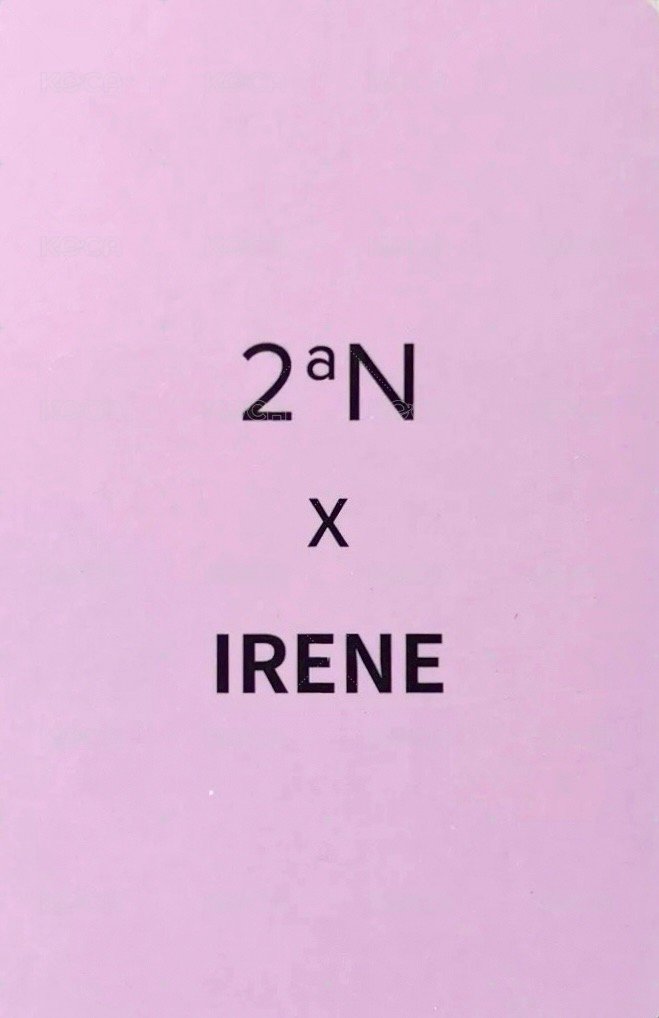 2aN 1.0 代言卡 捧臉姐 背面