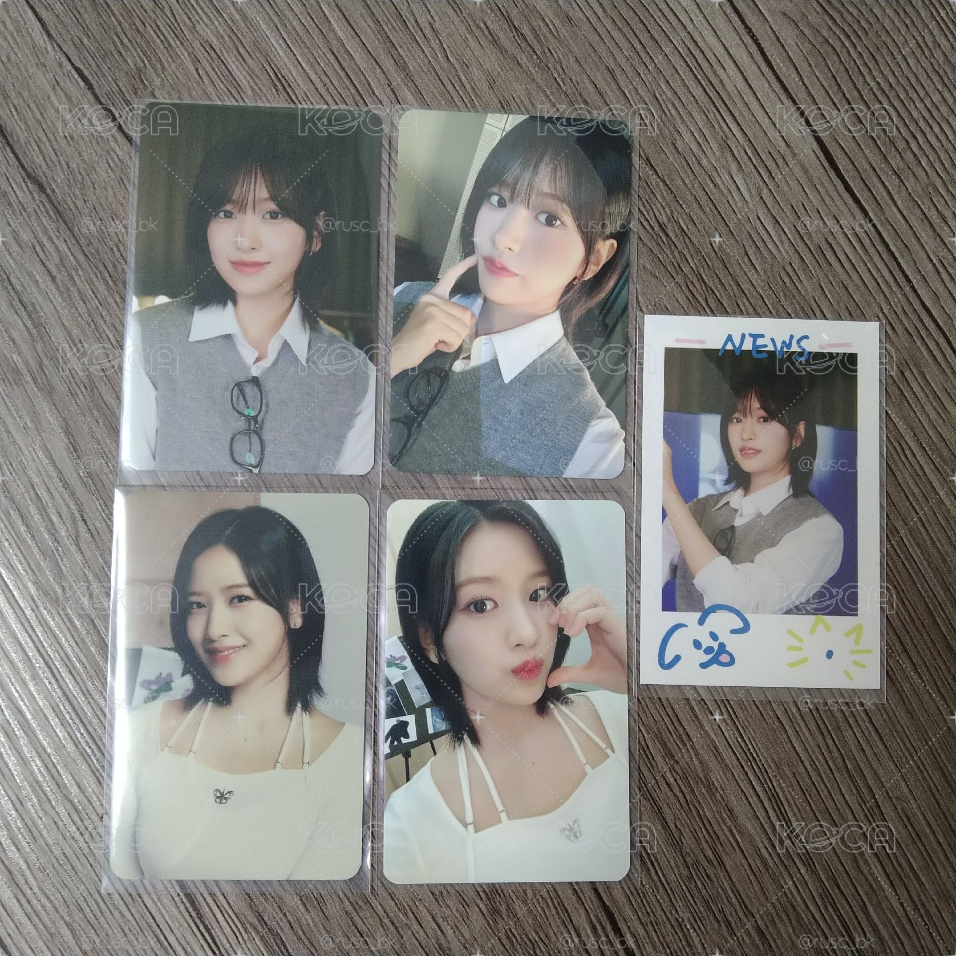 24’FM MAGAZINE IVE 隨機卡 FM set