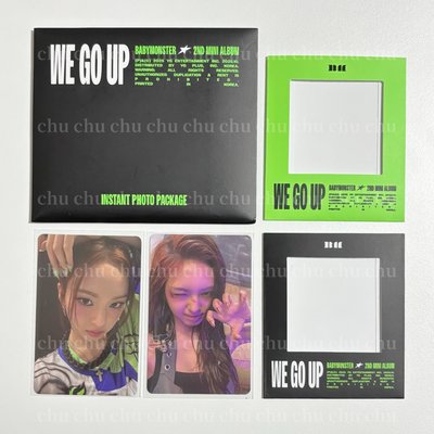 🔵柒2張+拍立得框2入｜韓文卡背