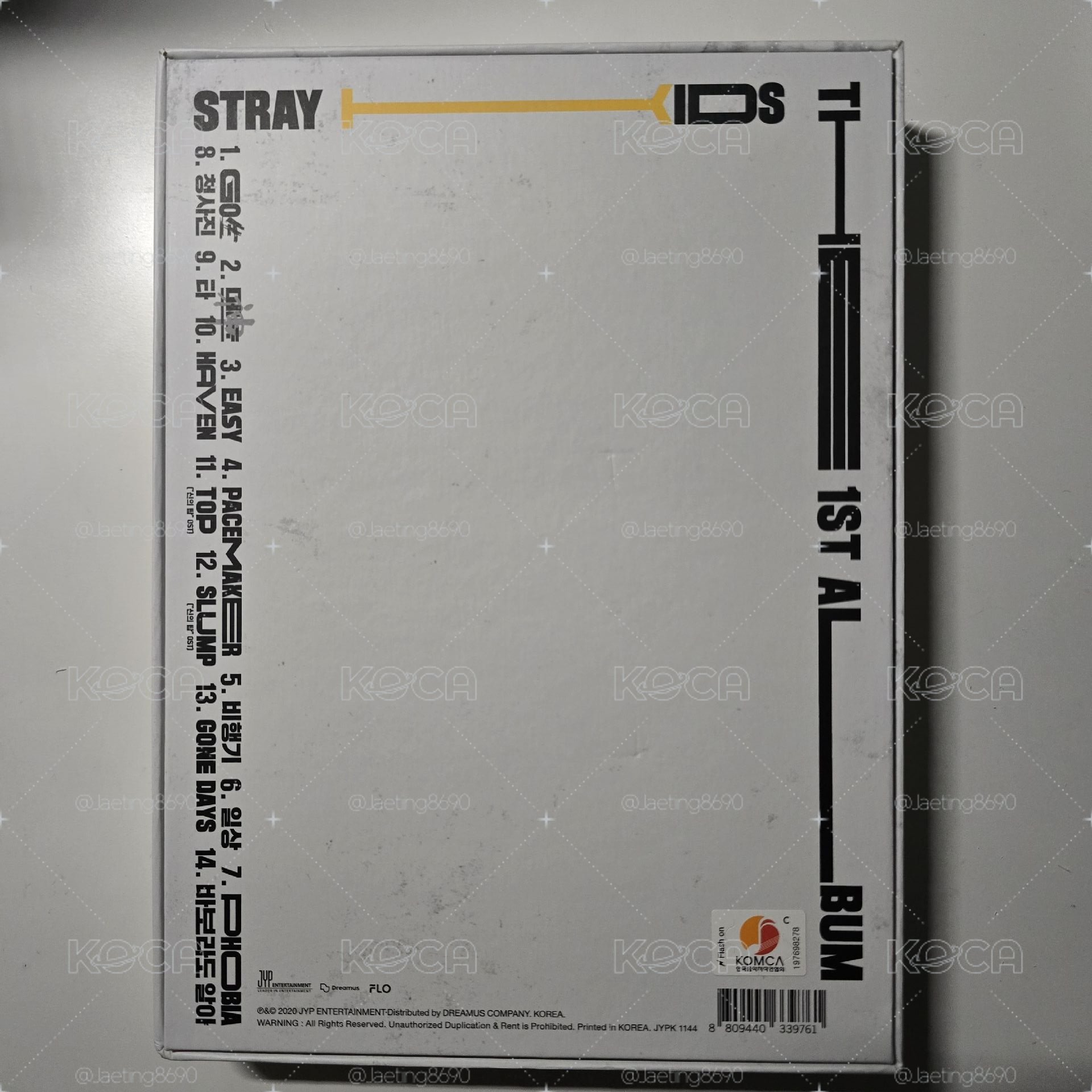 Stray Kids GO生 黃色普版 全專
