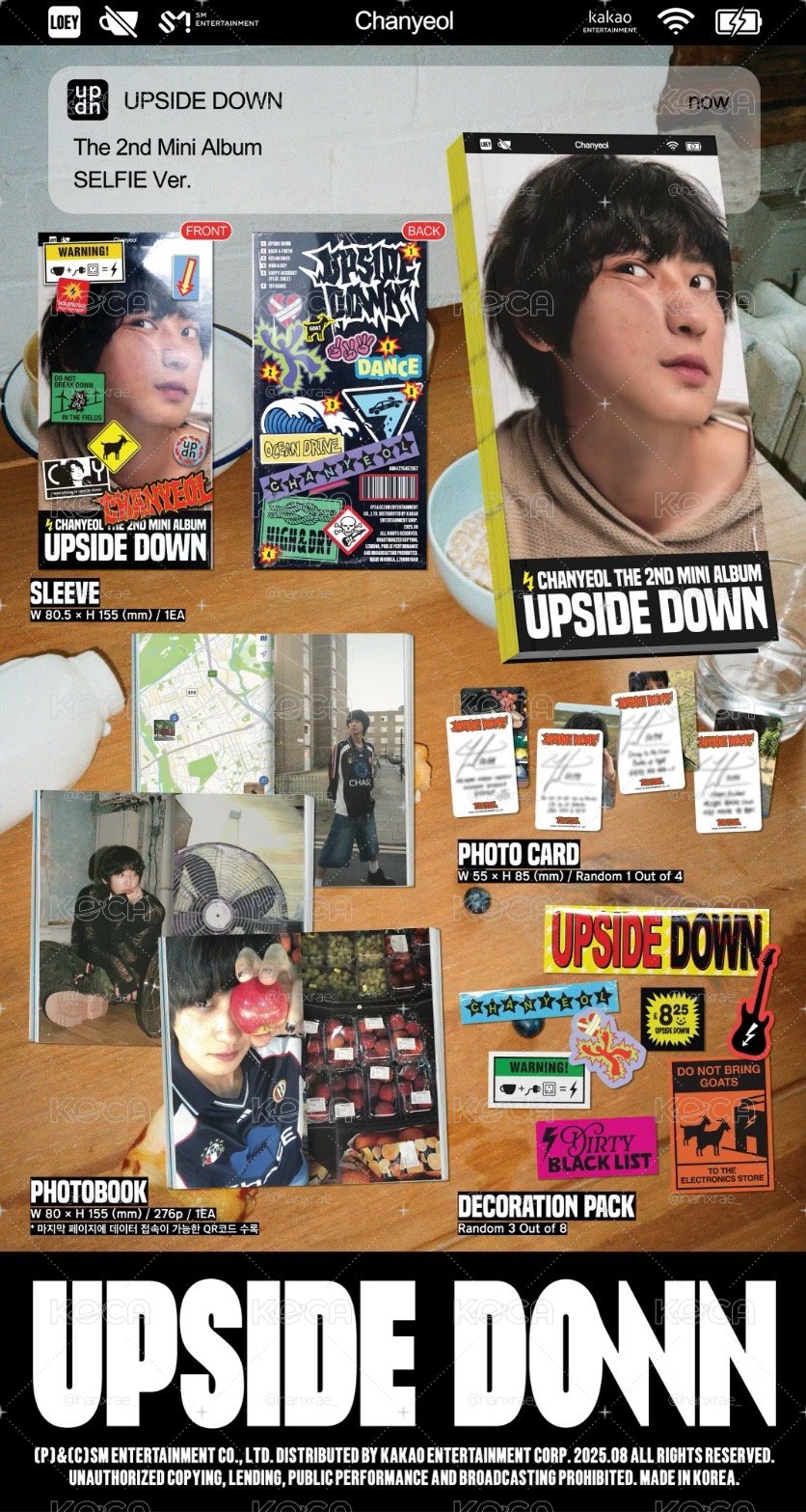 朴燦烈 迷二 UPSIDE DOWN 未拆專