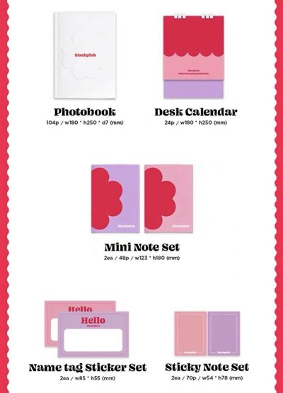 BLACKPINK 2022年曆