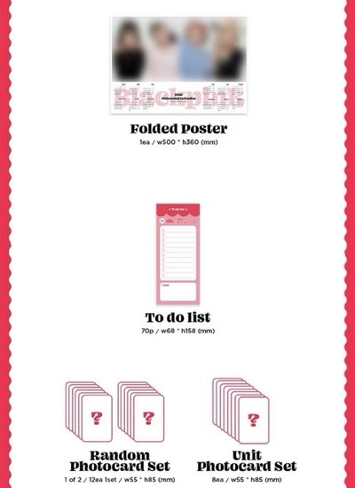 BLACKPINK 2022年曆