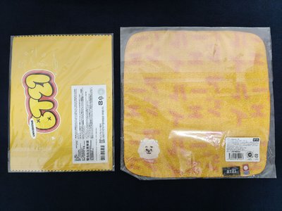 防彈少年團 BTS BT21 MANG 滑鼠墊 RJ カタカナ 手帕