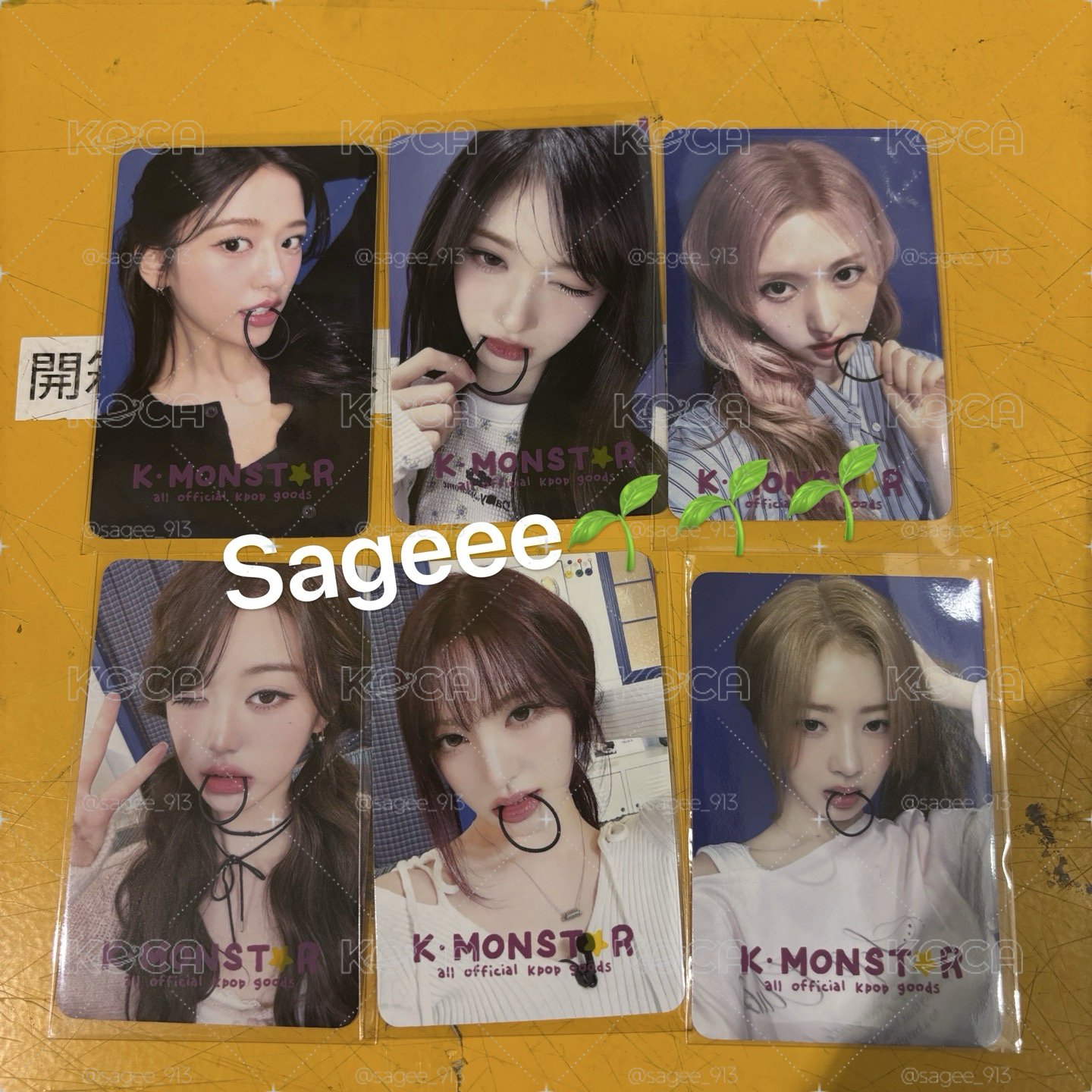 ANYUJINIVE SECRET小卡】［非現要等］IVE SECRET Kmonstar 1.0 台灣簽