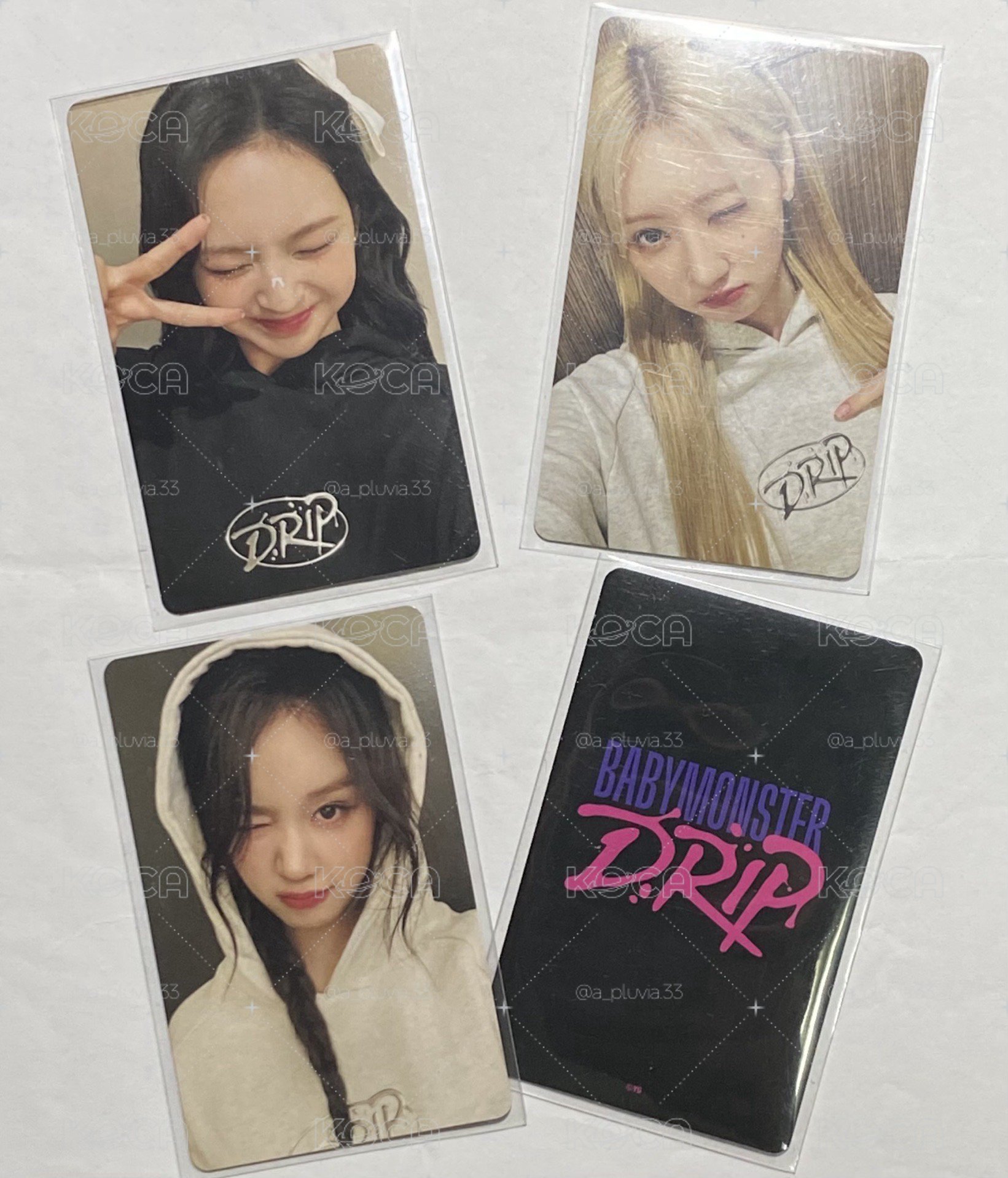 現貨 Babymonster 寶怪 Drip 冬季隨機卡包 帽踢卡