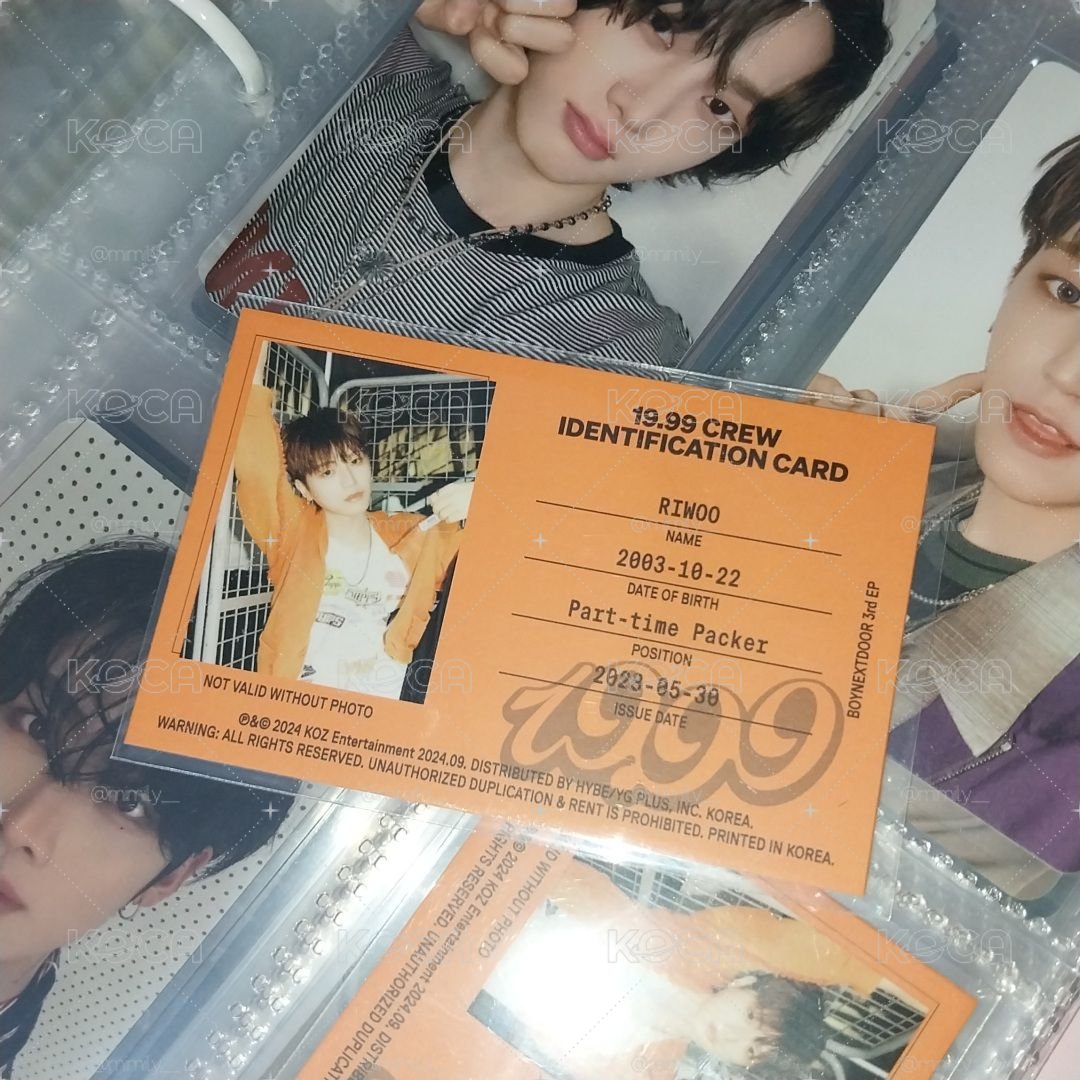 19.99 專輯ID卡 RIWOO 