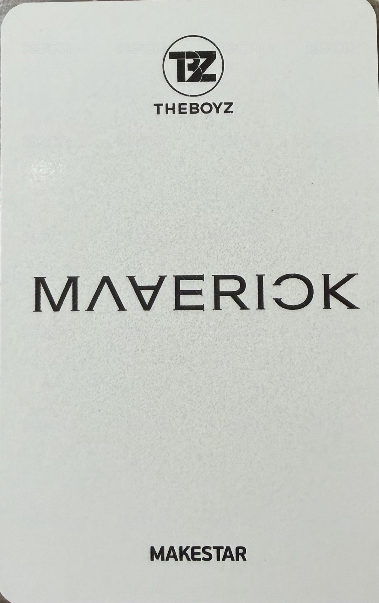 Maverick ms 特典卡  背面