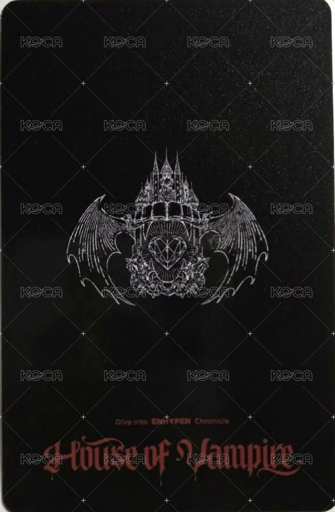 吸血鬼之家 第一彈VIP套票 入場卡 / 場限卡  背面