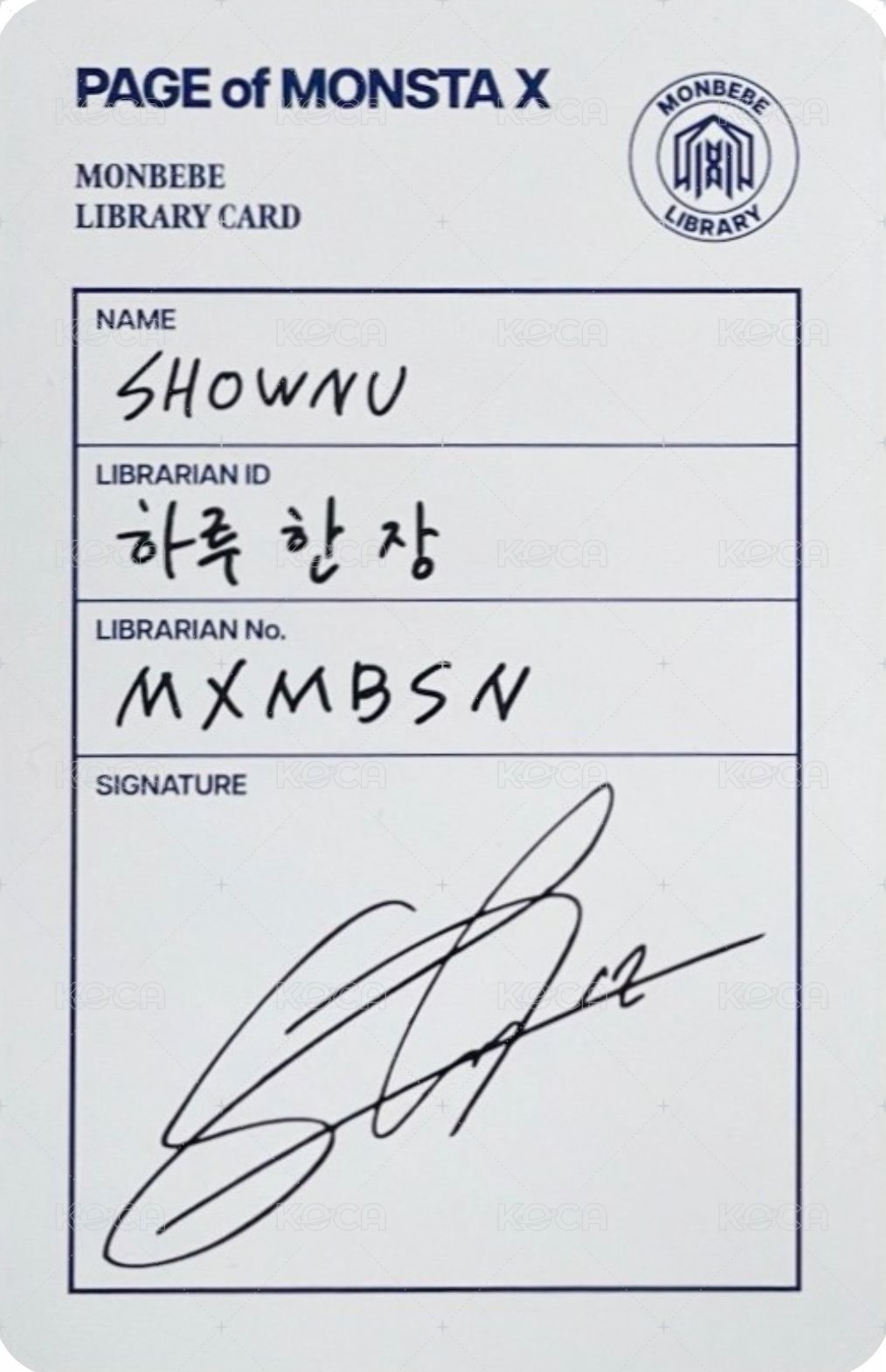 2025'SG 年曆卡 ID 背面