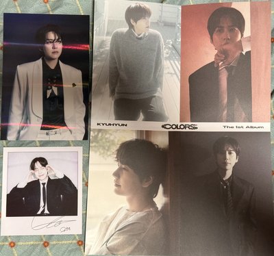 圭賢 SJ12輯PB版雷射明信片卡+ Colors Swatch Book版明信片、A4海報