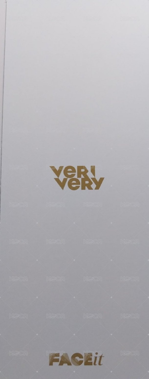 FACE US 專輯卡 OFFICIAL VER. BARCODE TICKET 背面