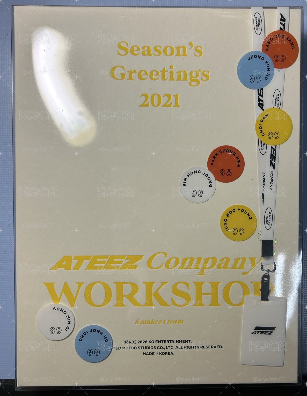 Ateez 2021 年曆