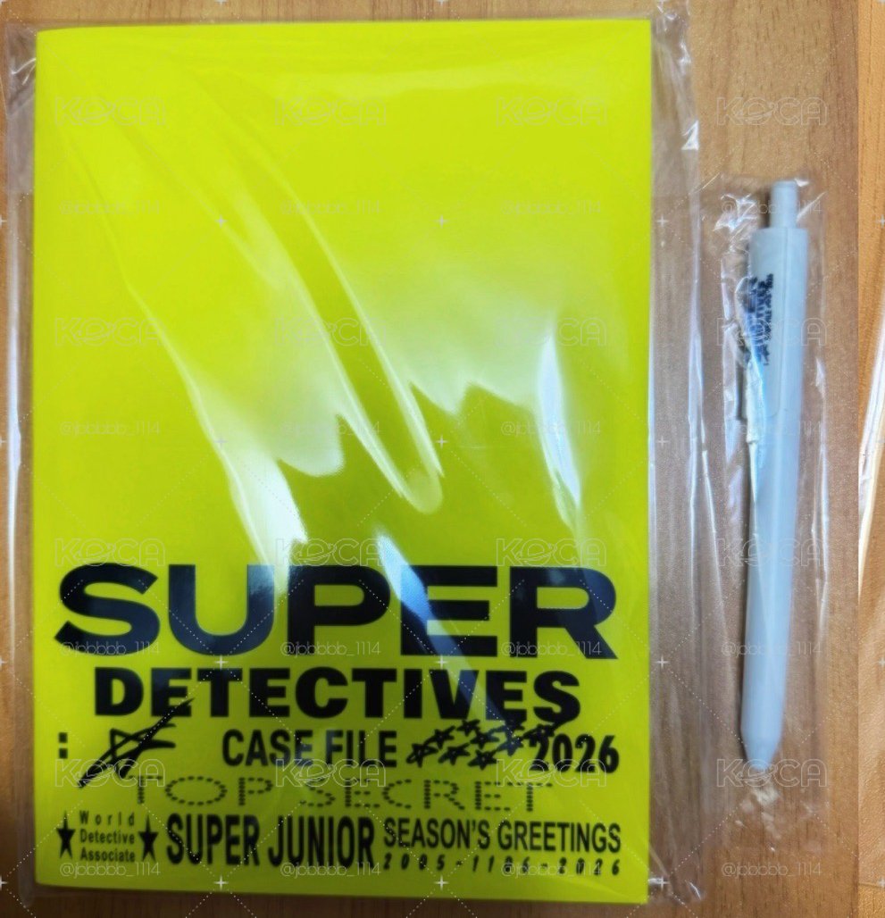 Super Junior 2026年歷 筆記本+筆