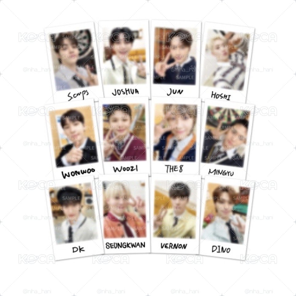 全新現貨 SEVENTEEN holiday 拍立得卡包