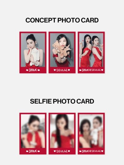 Red Velvet Irene & Seulgi 小分隊 演唱會周邊卡包