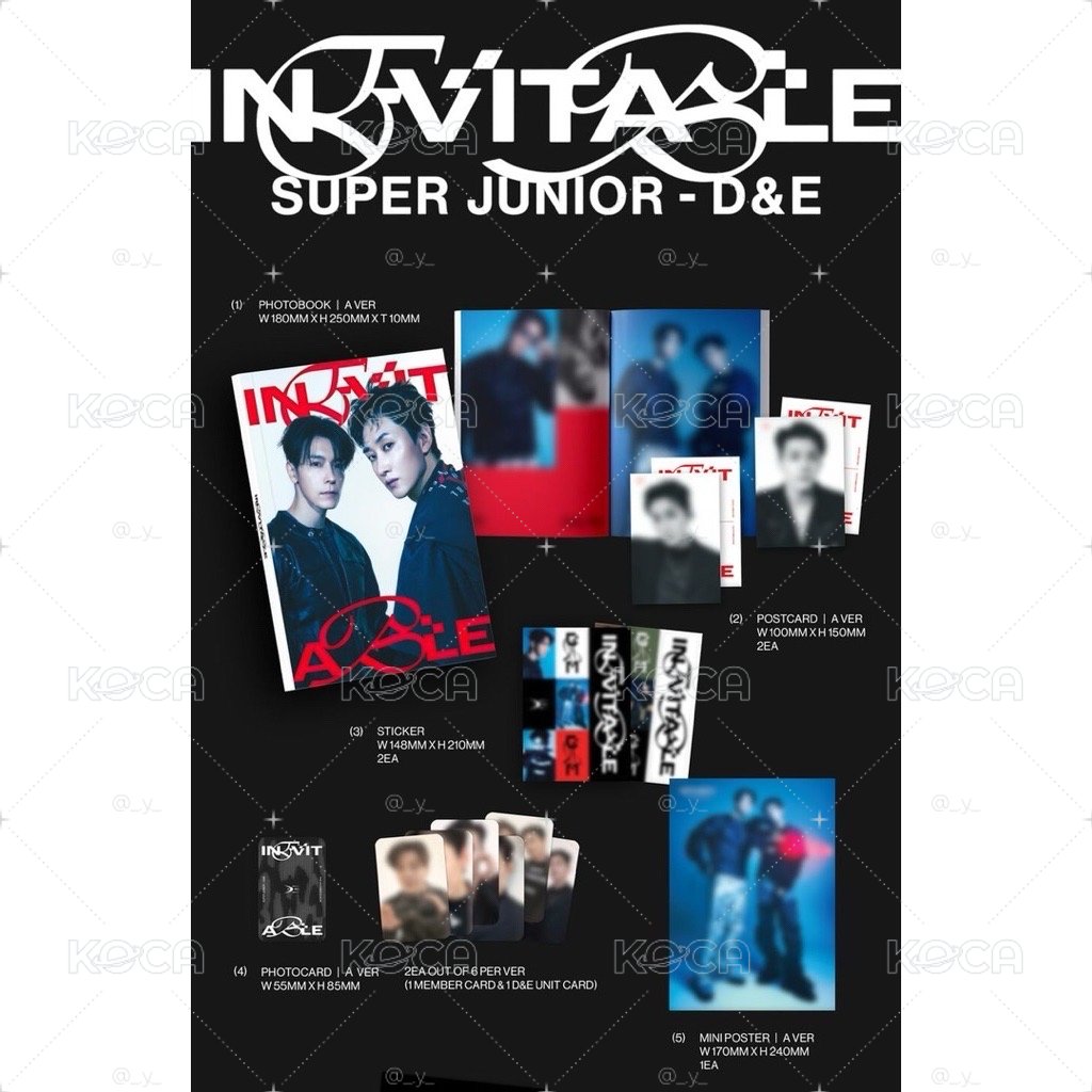 SUPER JUNIOR-D&E - 迷你六輯[INEVITABLE]未拆專（含特典)
