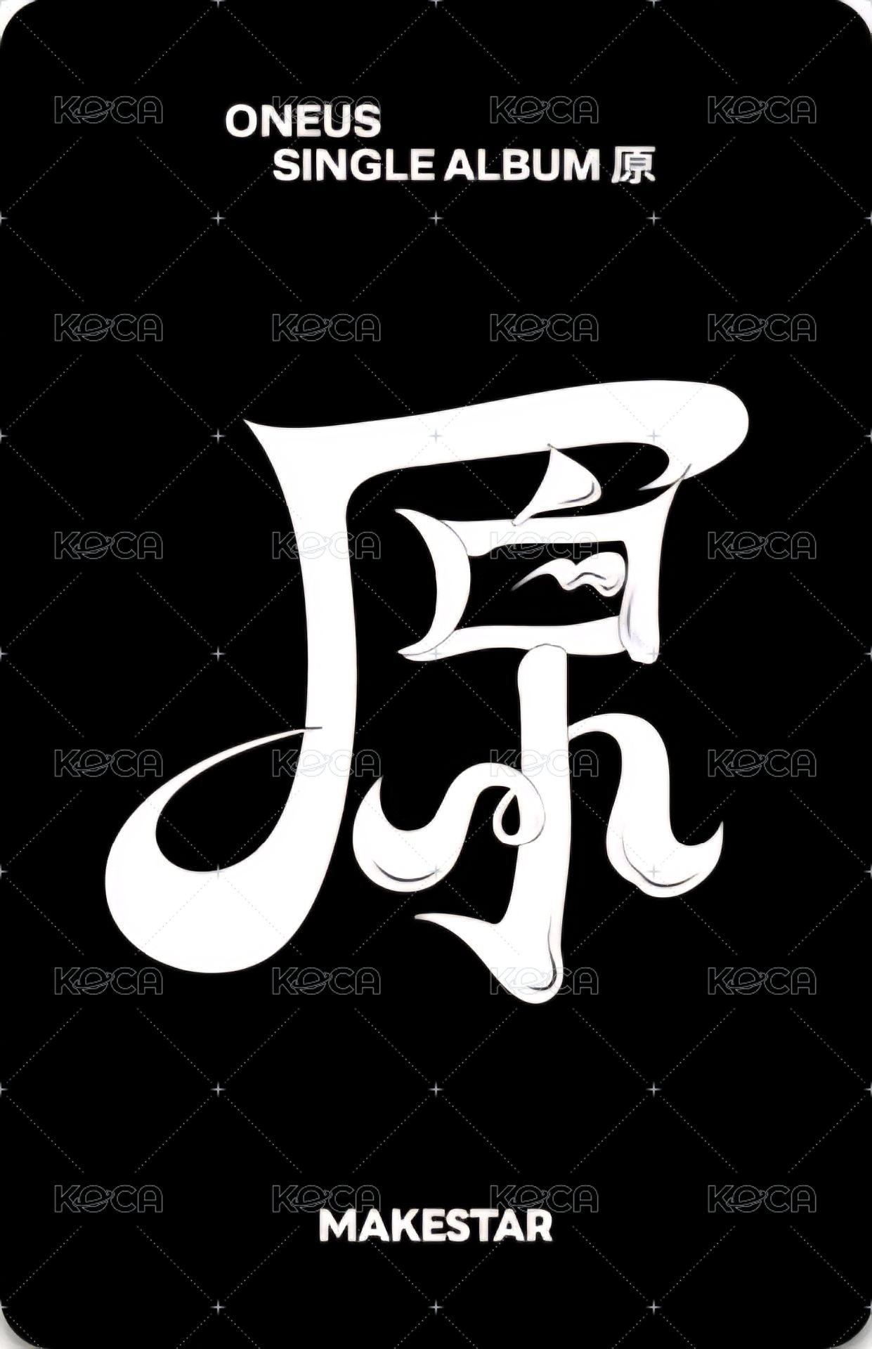 單二 ms 線上2.0 簽售卡 黑貓 ver. 背面