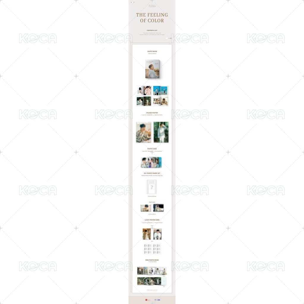 《THE FEELING OF COLOR》個人寫真