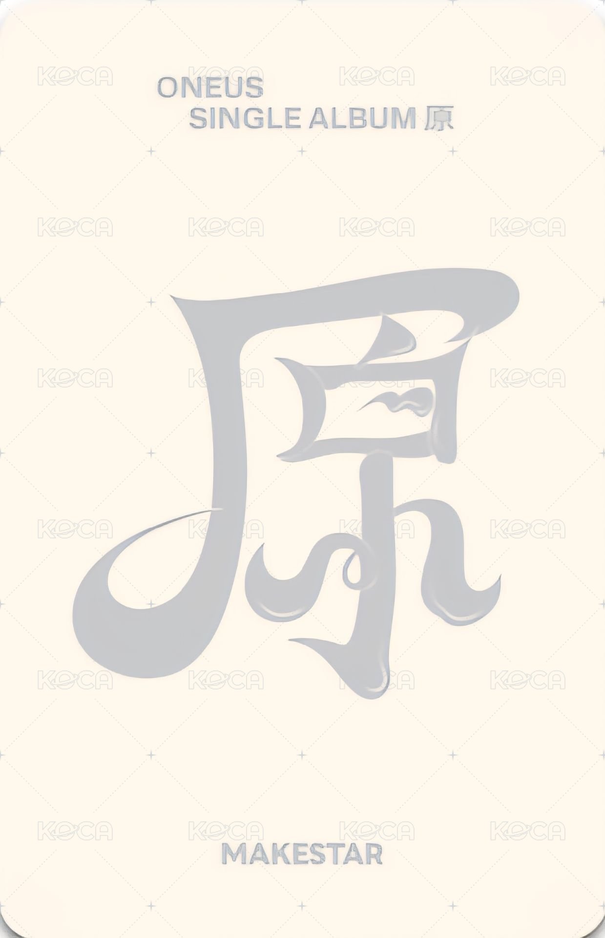 單二 ms 線下2.0 簽售卡 蝴蝶結圍巾 ver. 背面