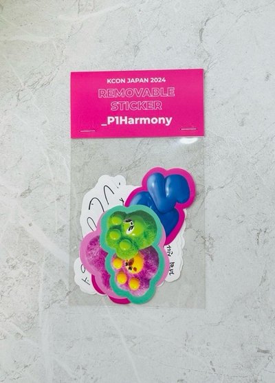 P1Harmony親簽手寫貼紙-KCON JAPAN 2024線下快閃店