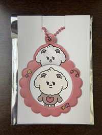 嘻嘻別針套吊飾