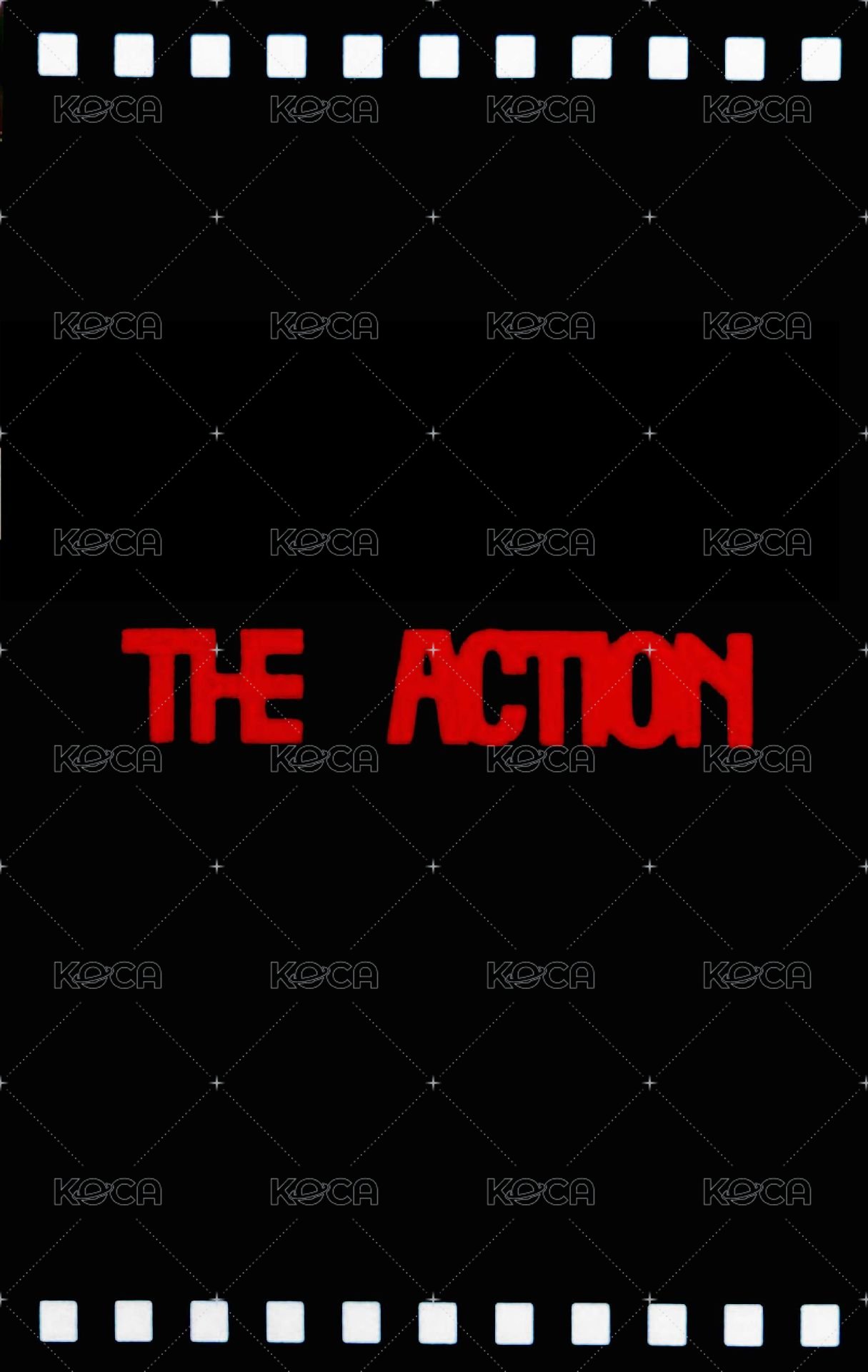 The Action k4 pb 特典卡 膠卷 背面