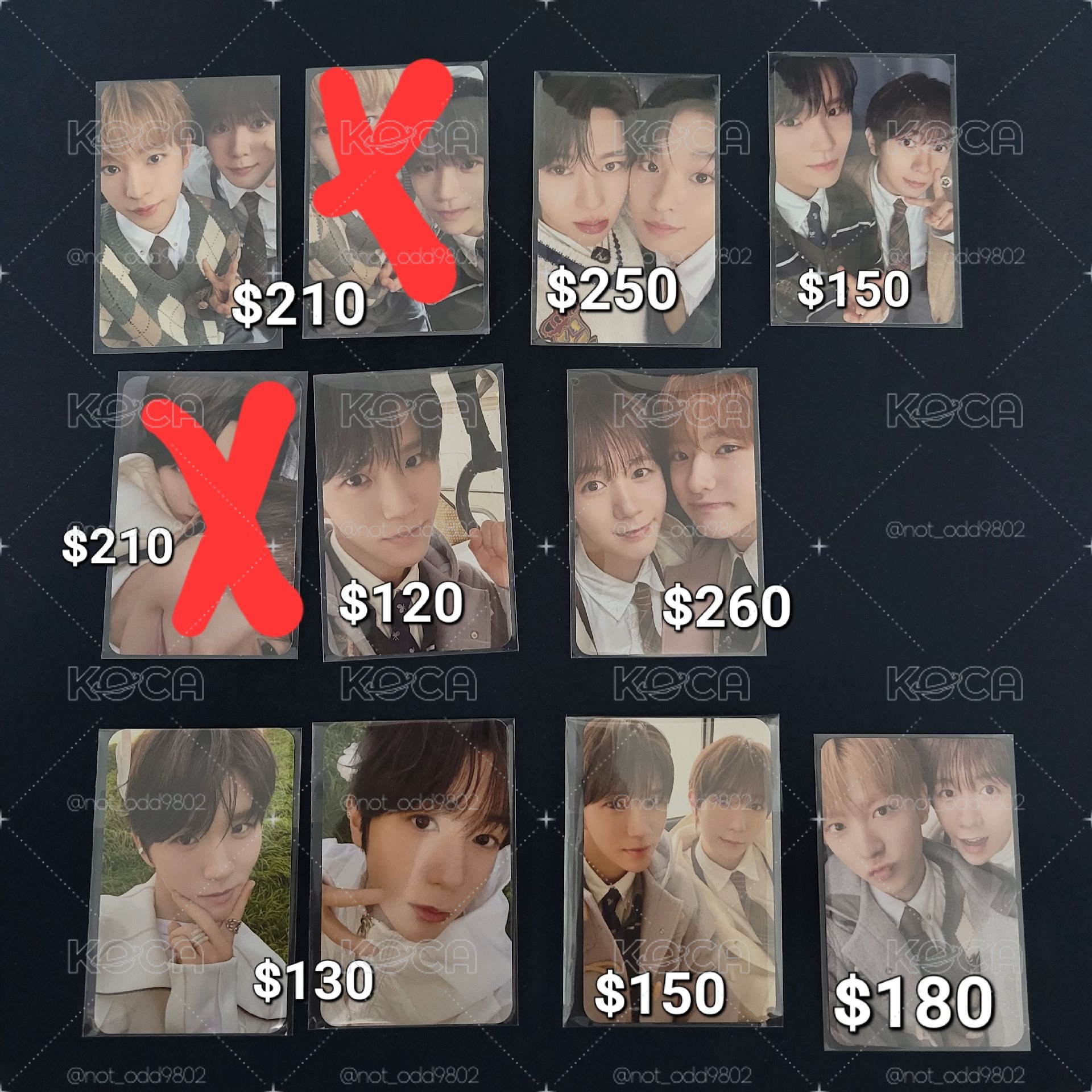 NCT WISH 日專專卡＆特典卡