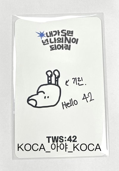 TWS SUMMER BEAT! 打歌卡 韓振 道勳 申惟