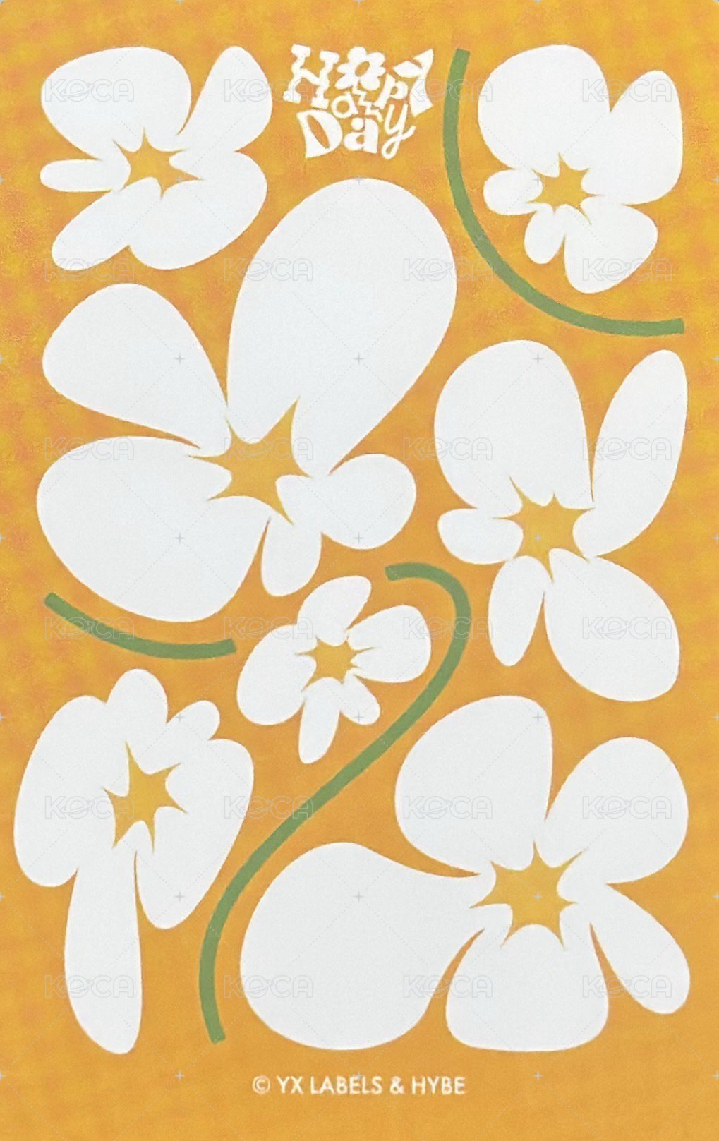 Happy Day  周邊卡 2025~2026 BIRTHDAY KIT卡-2 背面