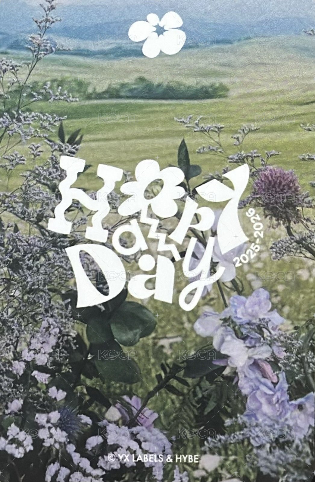 Happy Day  周邊卡 2025~2026 BIRTHDAY KIT卡-4 背面