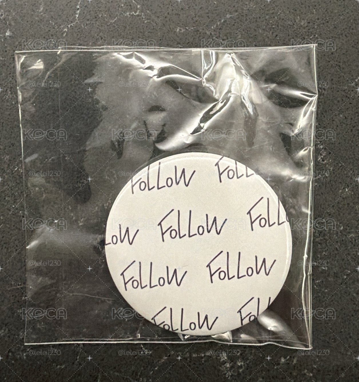 follow follow in japan 扭蛋徽章 圓佑
