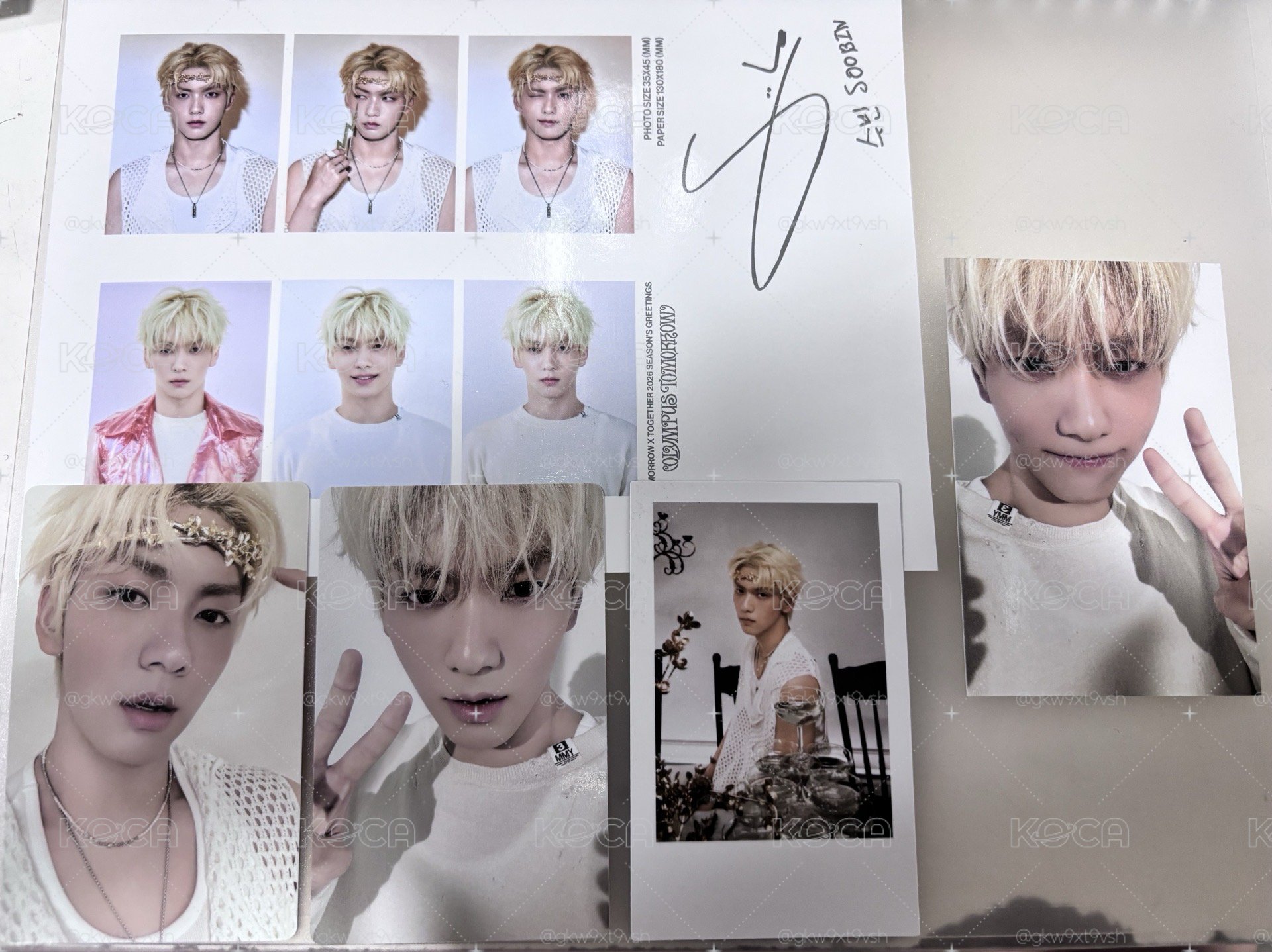 TXT TXT 年曆set