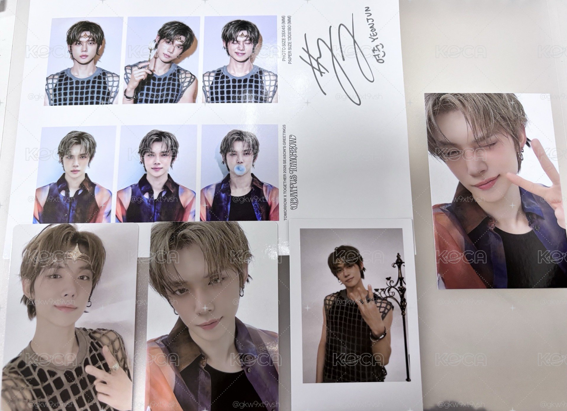 TXT TXT 年曆set