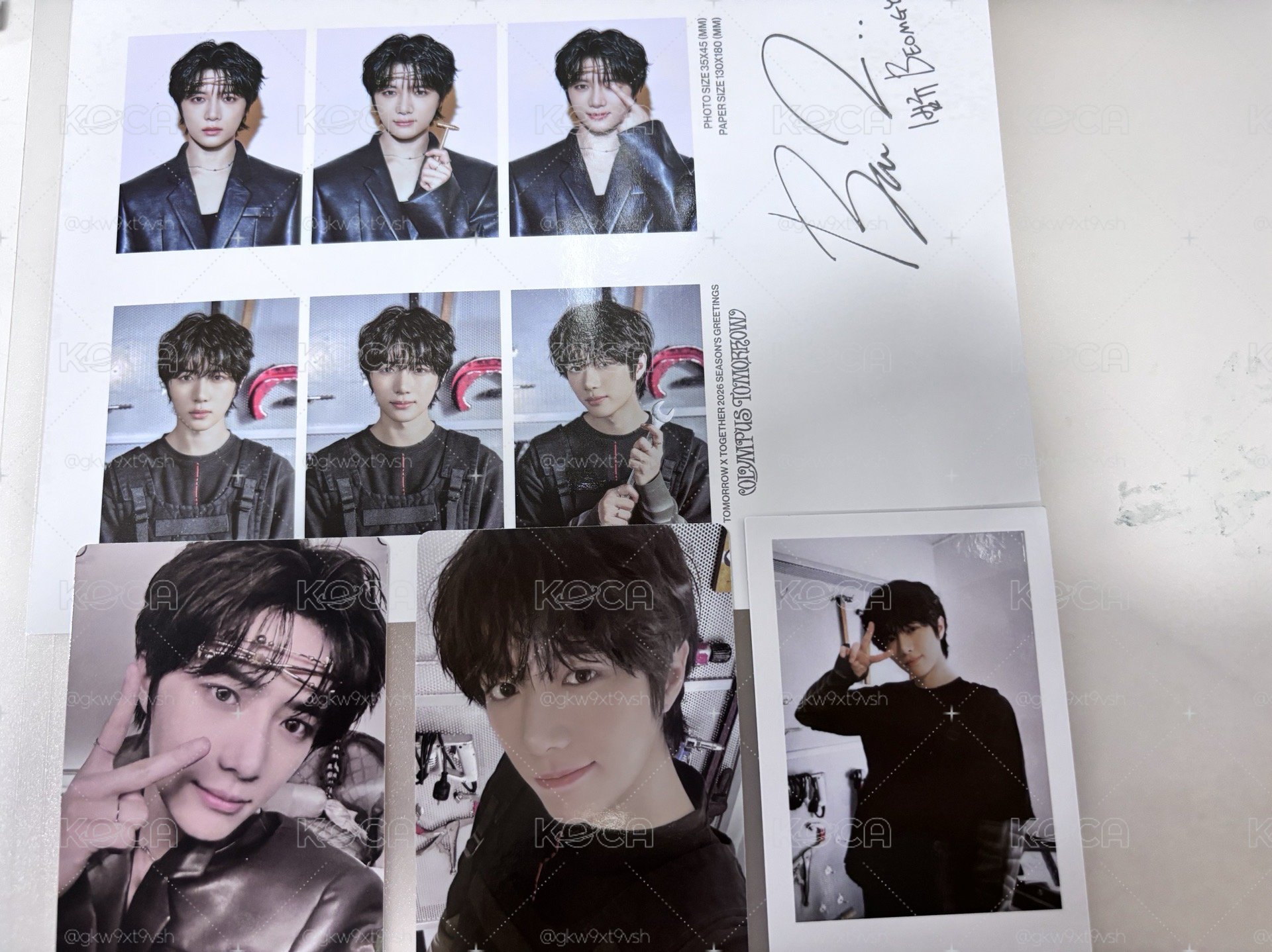 TXT TXT 年曆set
