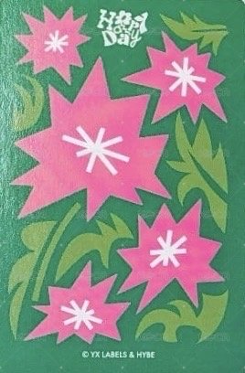 Happy Day  周邊卡 2025~2026 BIRTHDAY KIT卡-2 背面