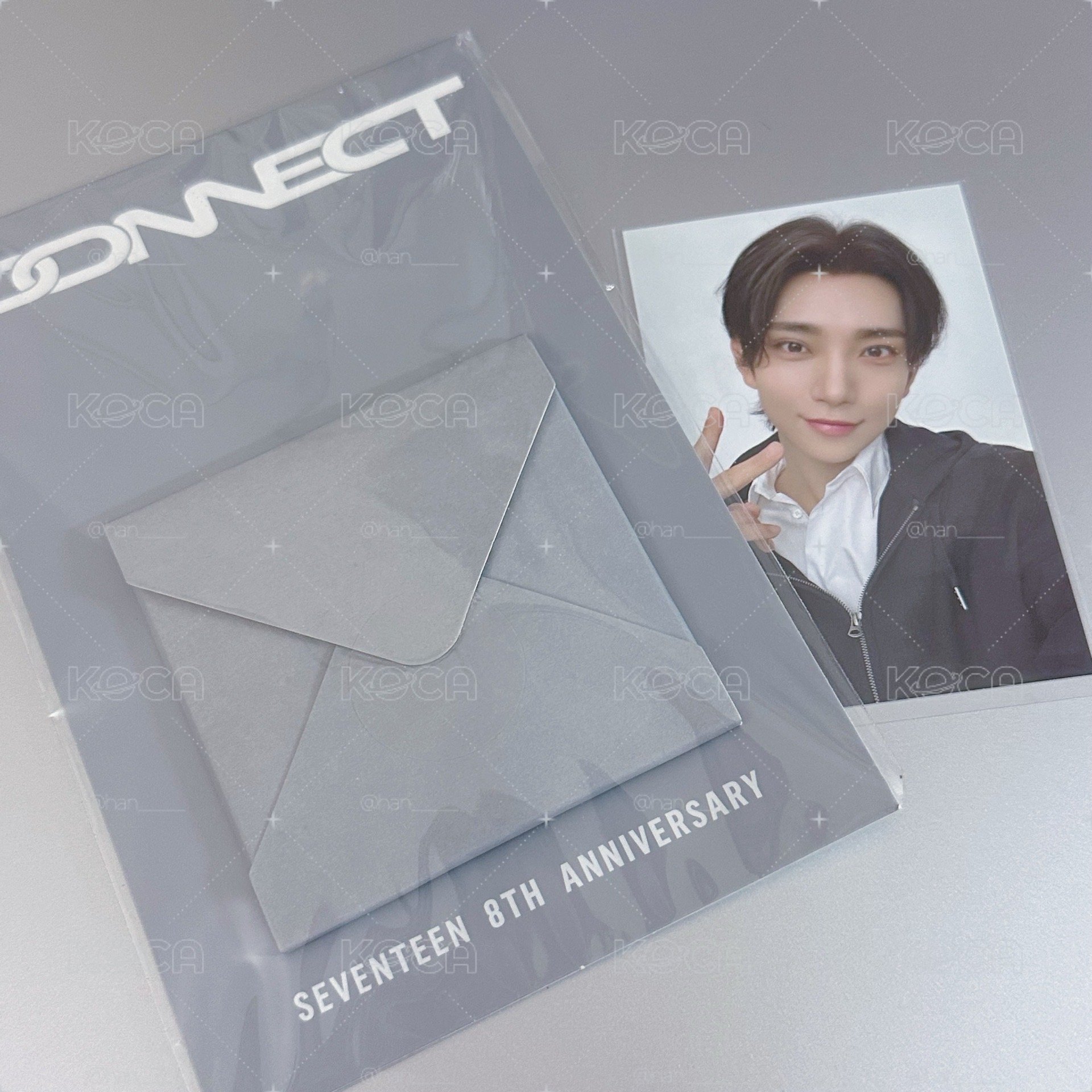 Seventeen 八週年耳環 含卡 秀 Joshua