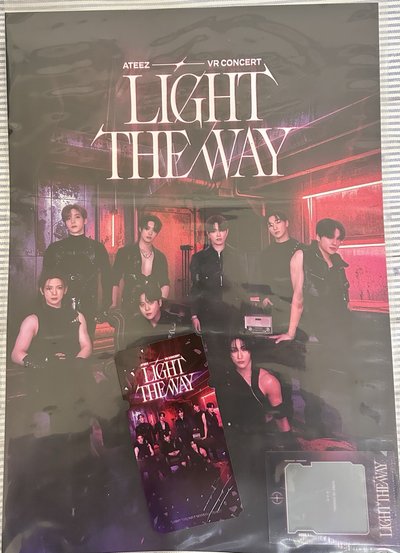 ATEEZ VR電影海報/票卡/小卡資料夾