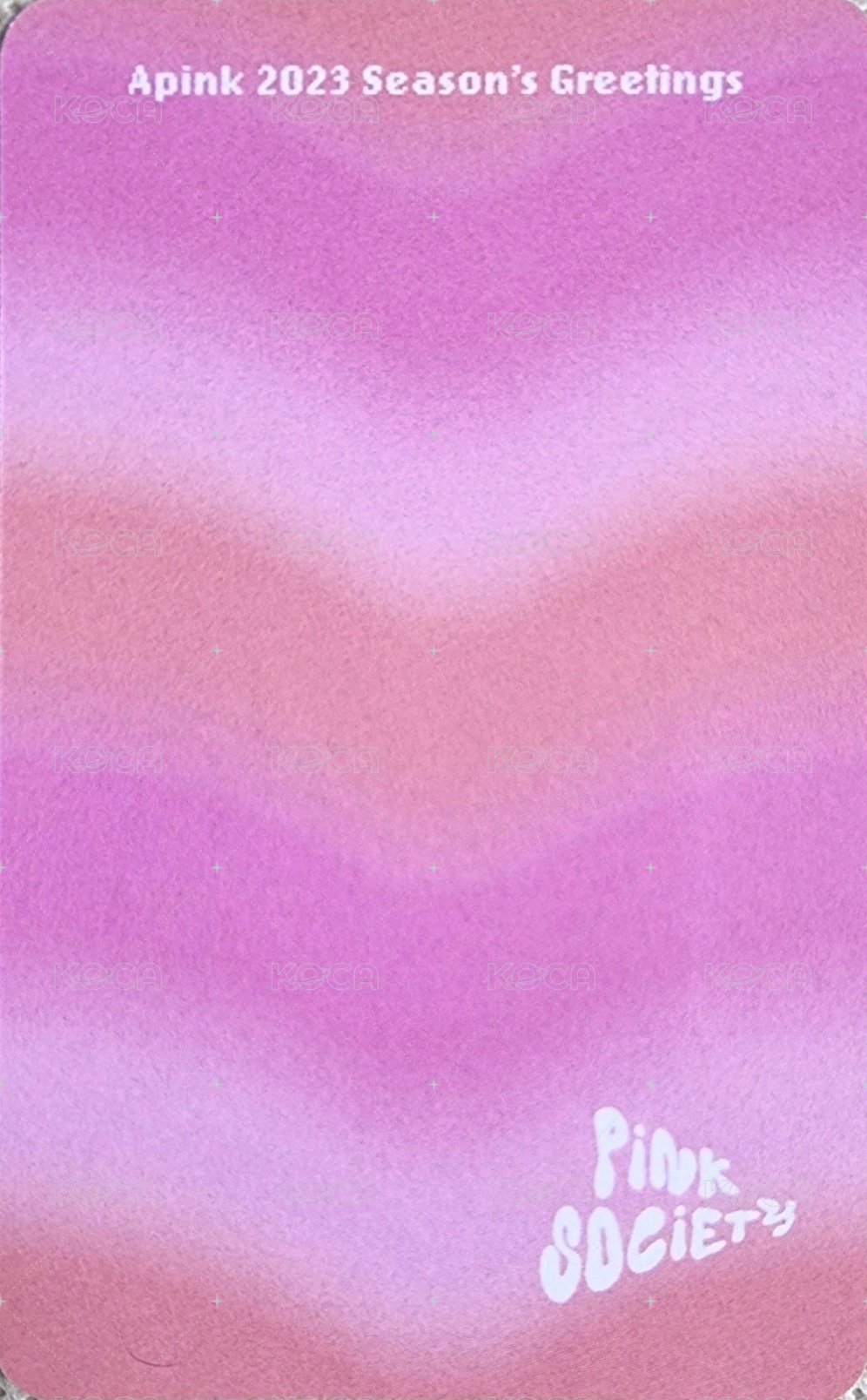 23 年曆 年曆卡  背面