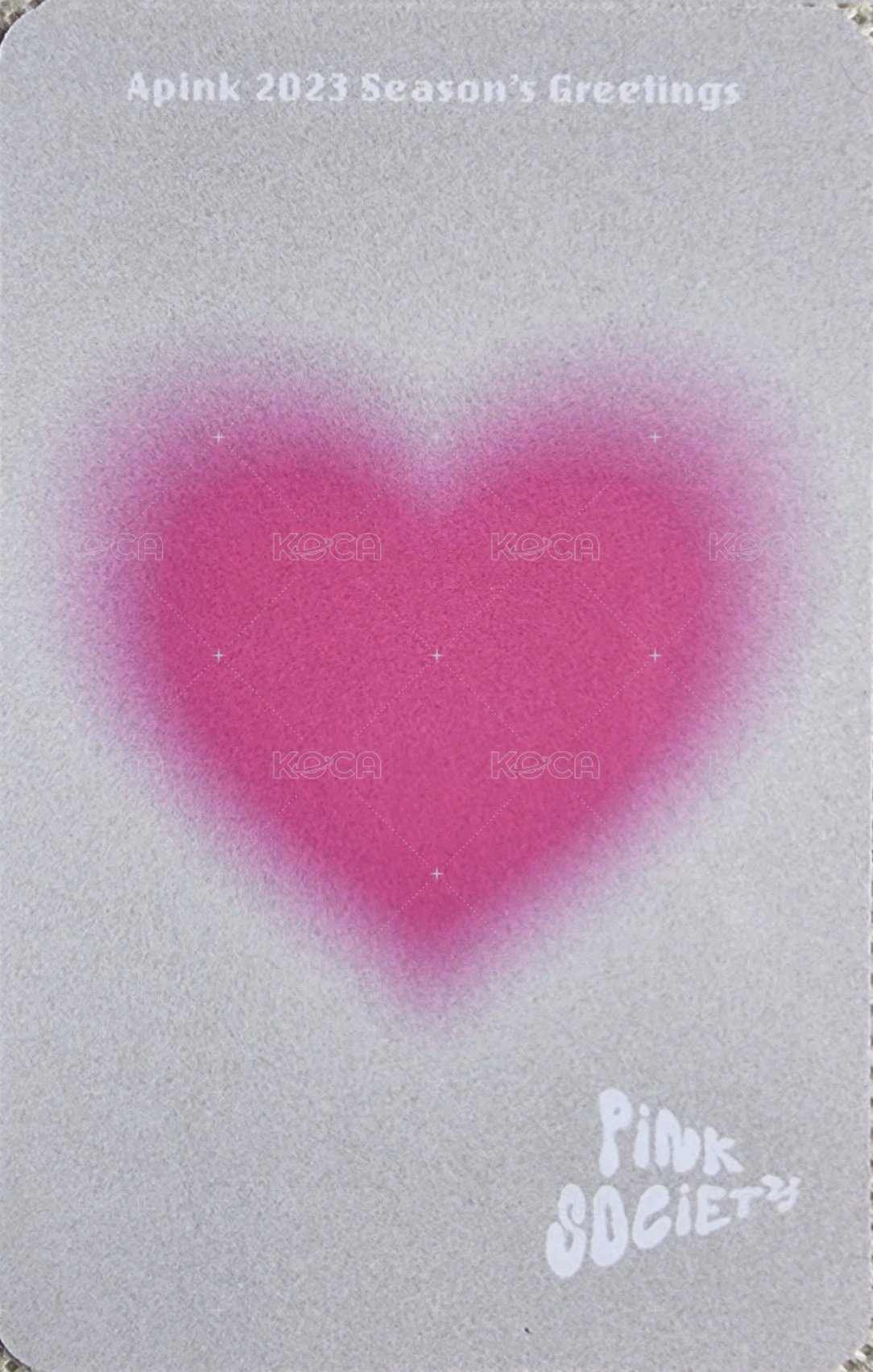 23 年曆 年曆卡  背面