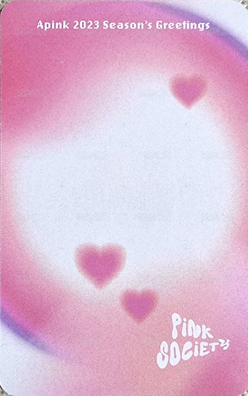 23 年曆 年曆卡  背面