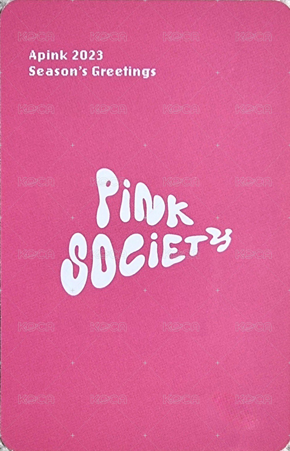 23 年曆 年曆卡  背面