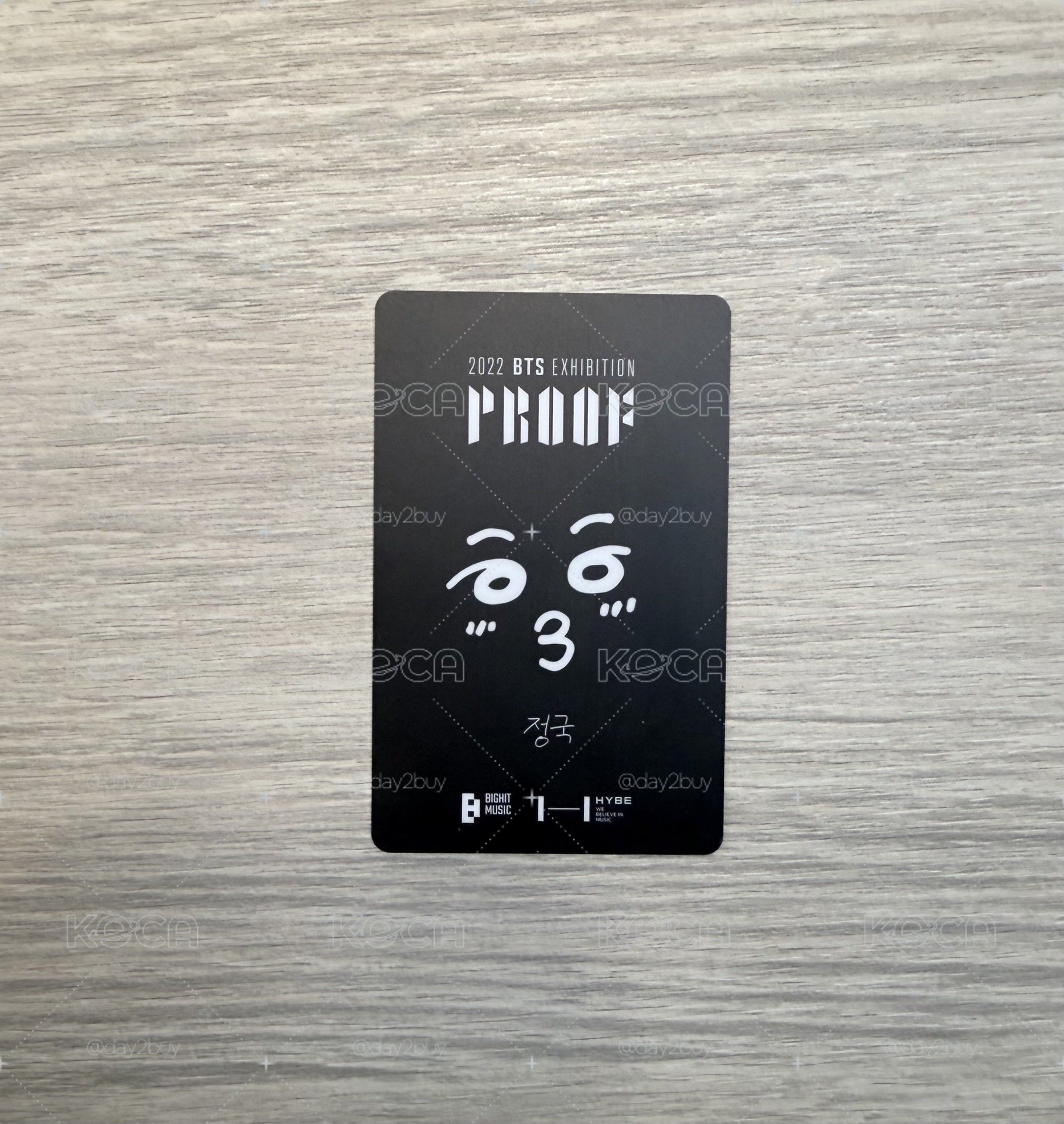 JK Proof展覽入場卡
