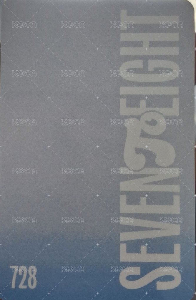 SEVENTOEIGHT 1st single 專輯卡  背面