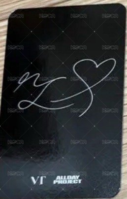 VT 日本通路VT 代言卡  背面