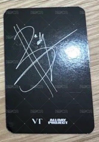 VT 日本通路VT 代言卡  背面