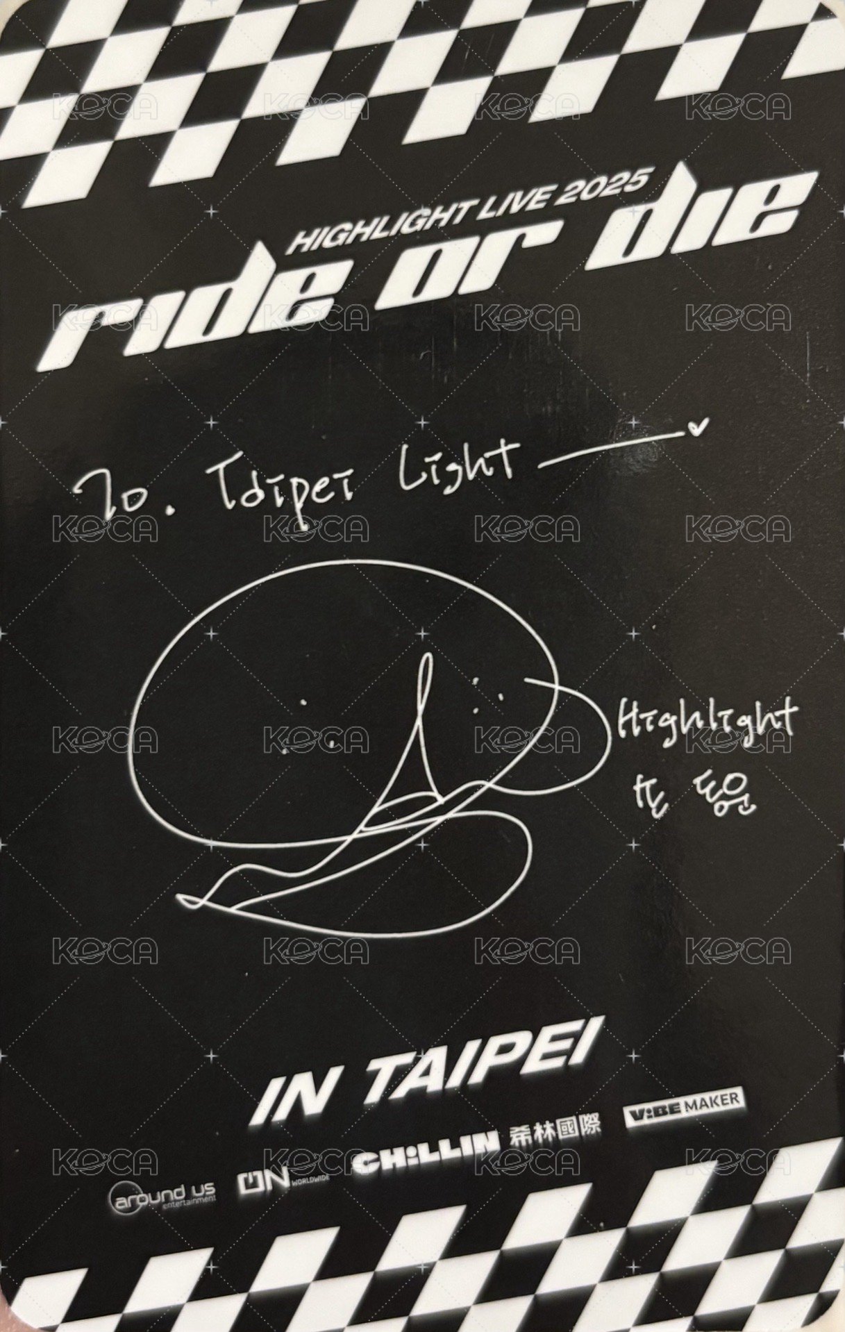 ROD 台北D2 入場卡 / 場限卡  背面