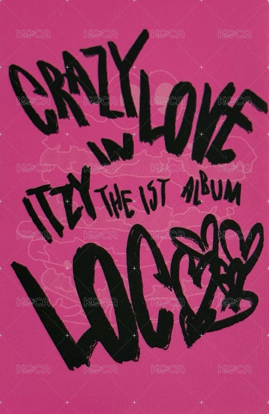 CRAZY IN LOVE sw 簽售卡 兔耳志 背面