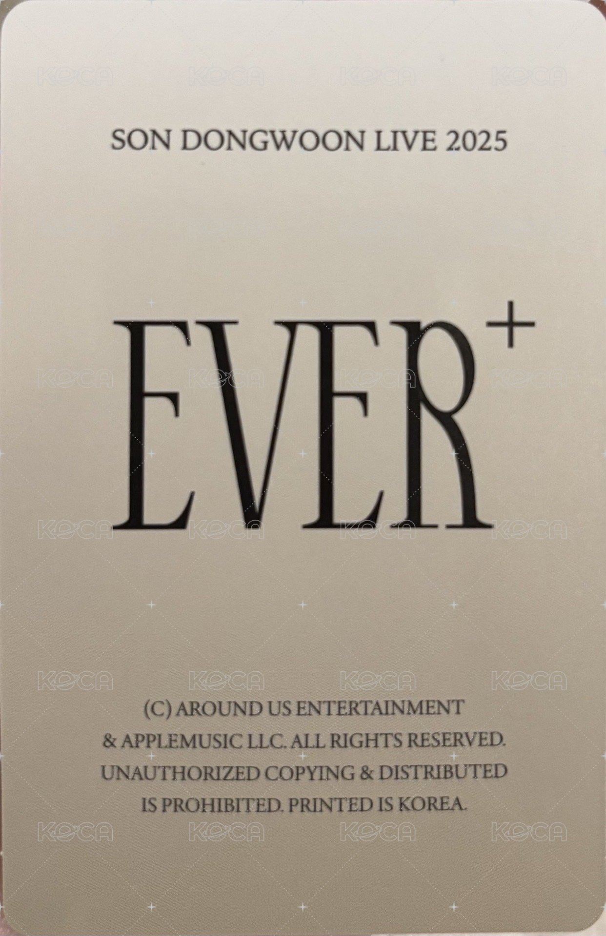 Ever+ 滿額卡  背面