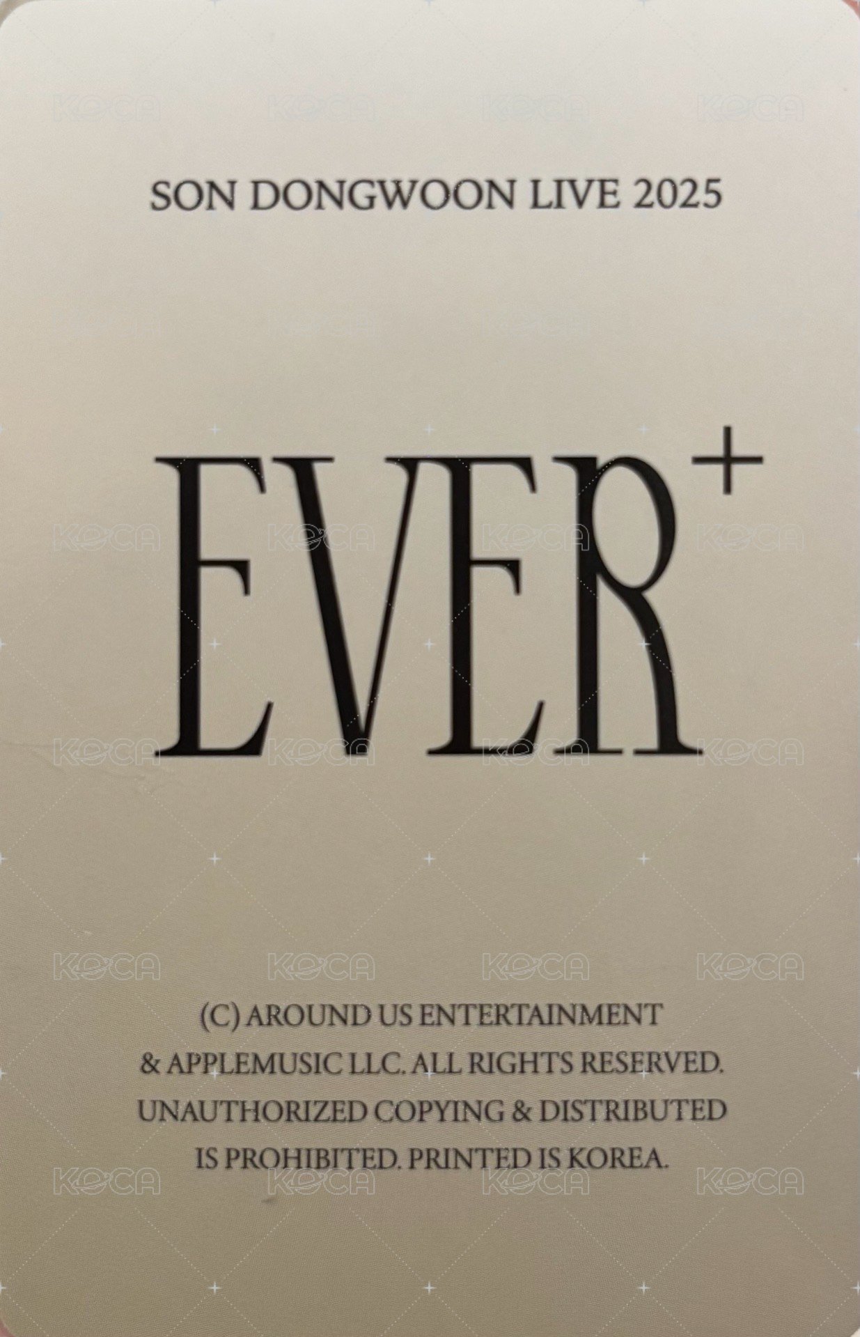 Ever+ 滿額卡  背面